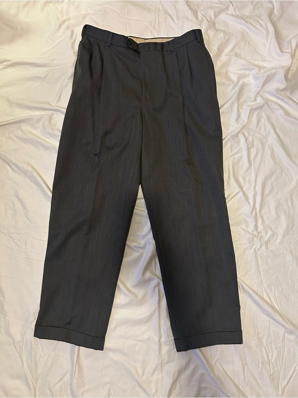 Nordstrom Charcoal Gray Wool Dress Pants